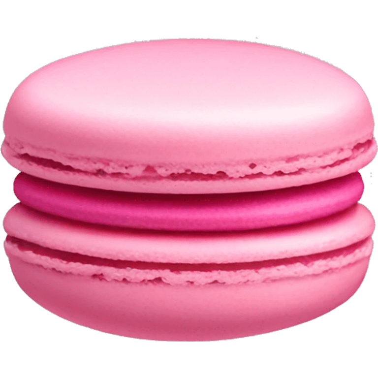 Pink macaron emoji