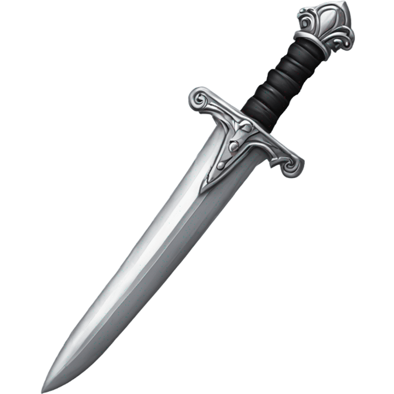 silver gothic dagger emoji