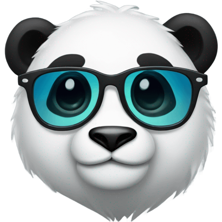 Panda star glasses  emoji