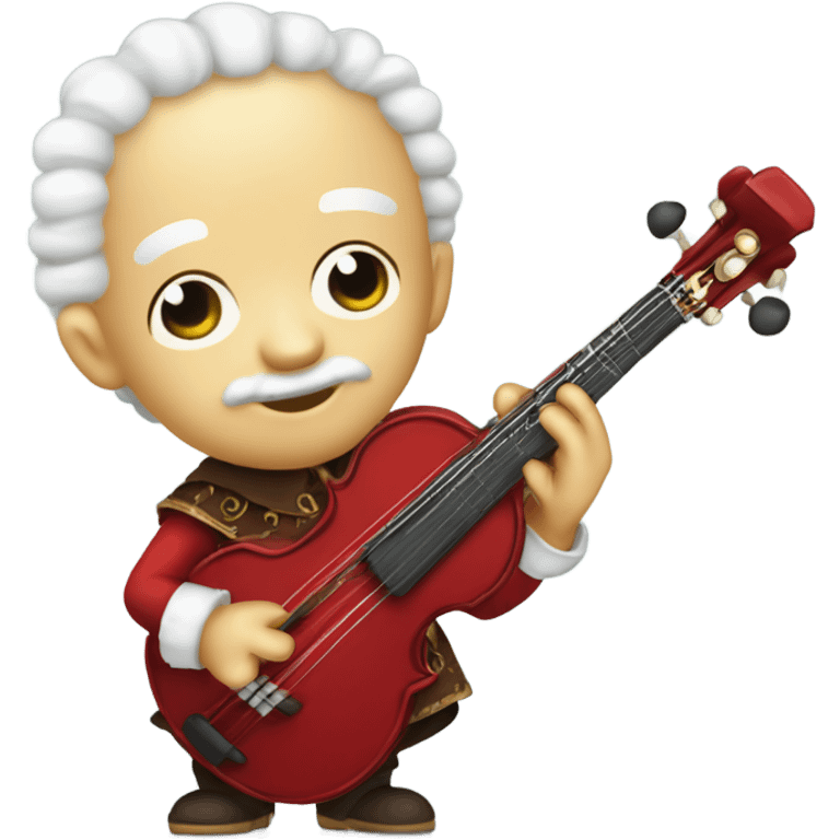 Vivaldi standing Baroque Red old chibi banjo emoji