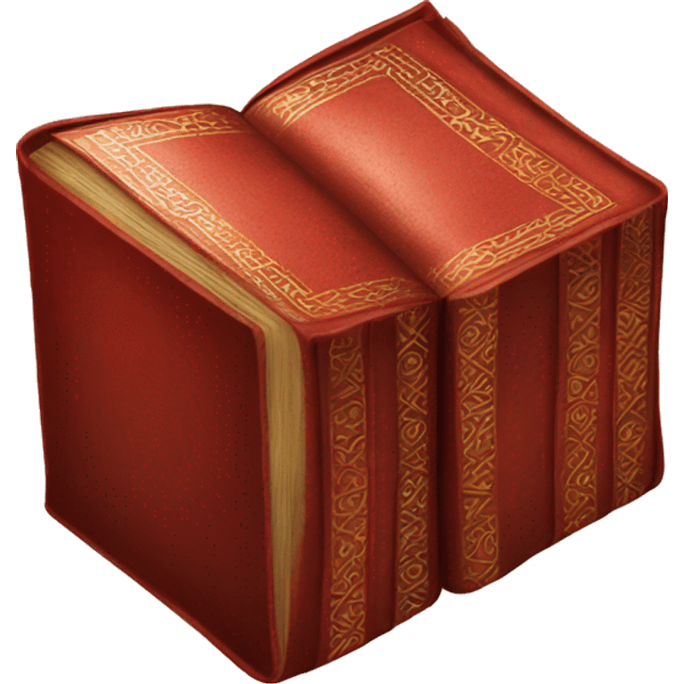 ancient red book emoji