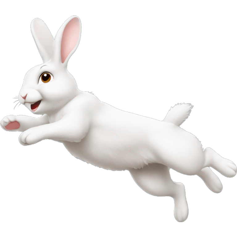 rabbit jumping emoji