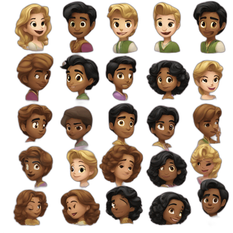 disney princes emoji