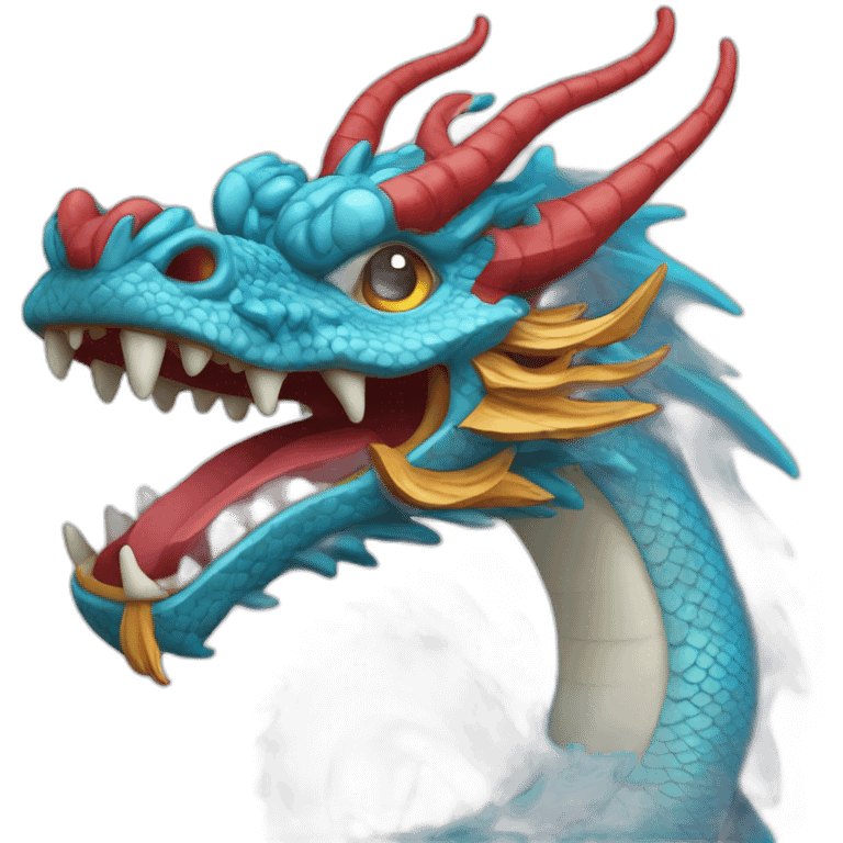 blue chinese dragon emoji