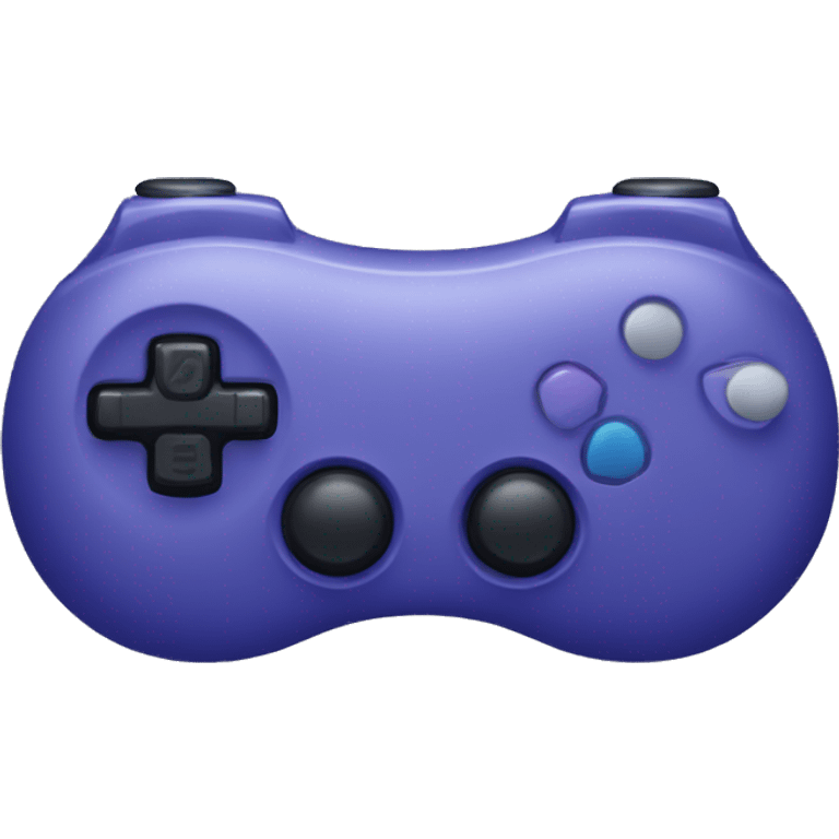 joystick indigo color emoji