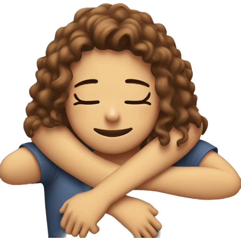 hugging my girlfriend so she feels better emoji