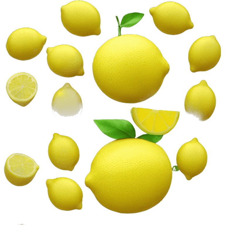 3D Lemon  emoji