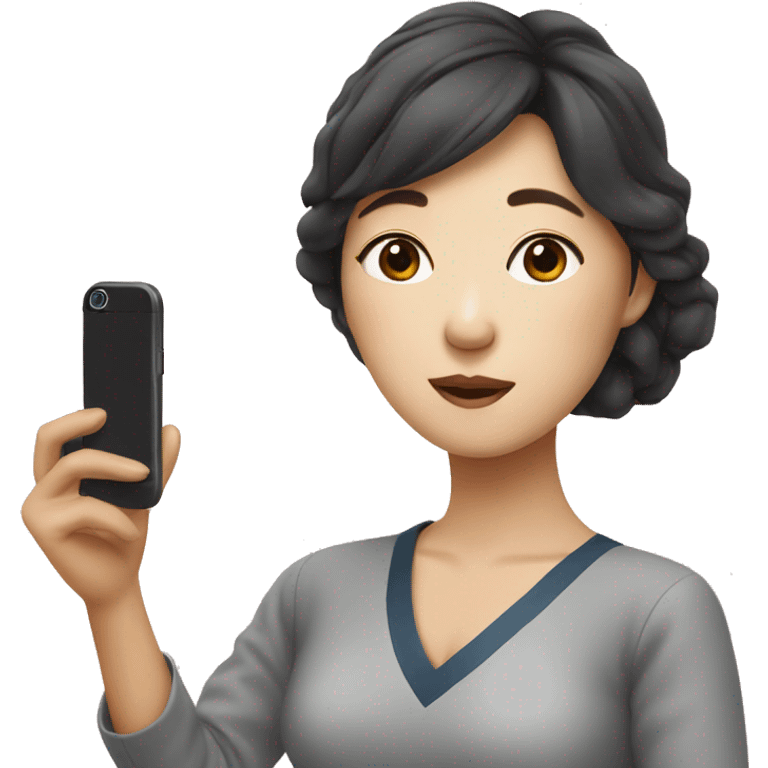 Korean Women Taking Selfies emoji