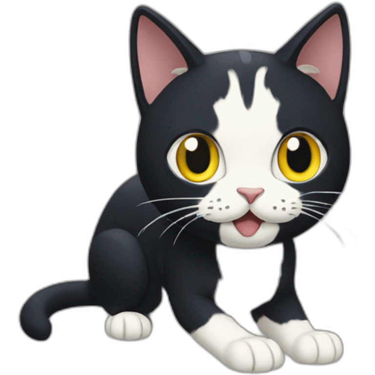 The cat Jiji of Ghibli anime emoji