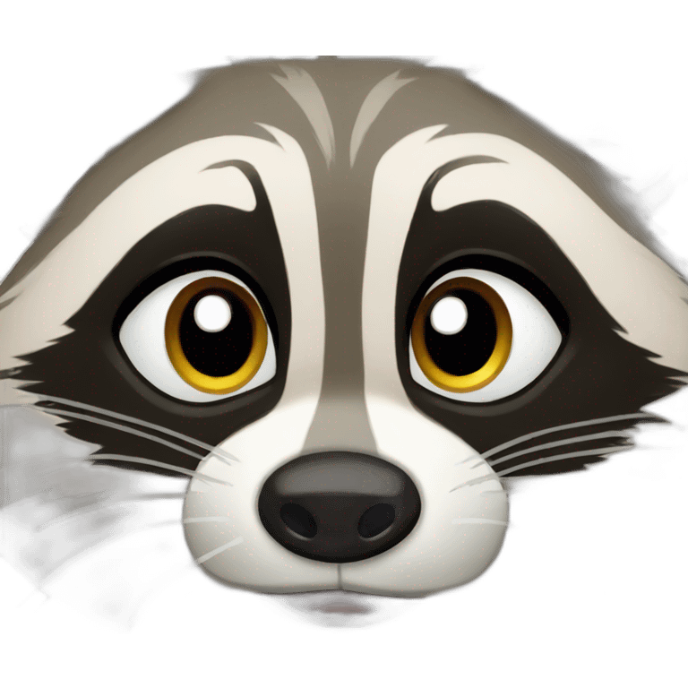 raccoon tears emoji