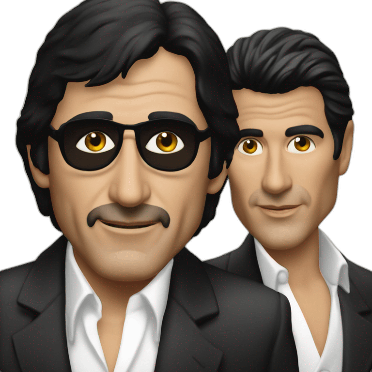 Lino ventura with Tony Montana emoji