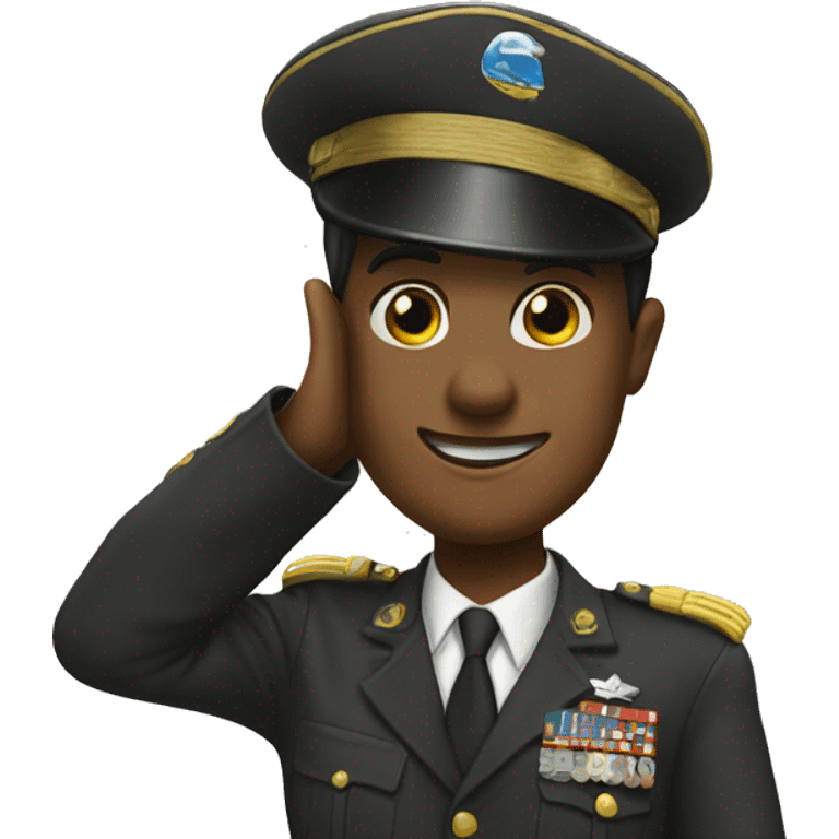 saluting emoji emoji