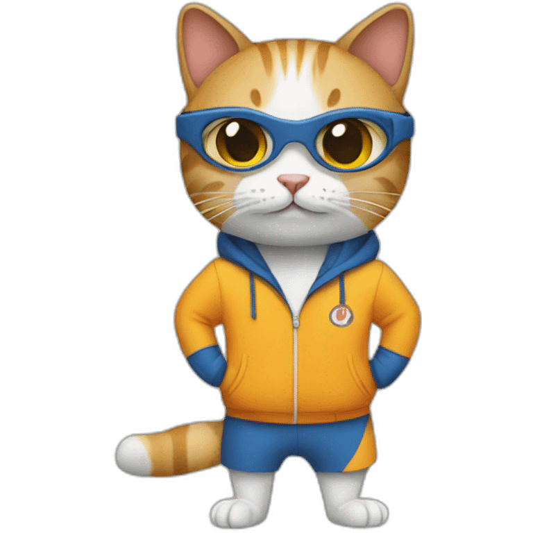 cat-in-sport-suit emoji