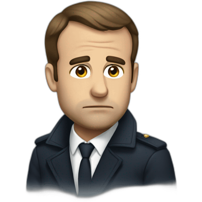 macron sad emoji