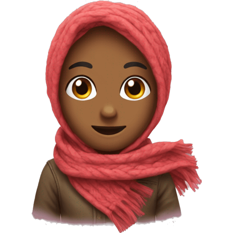 Cute scarf emoji