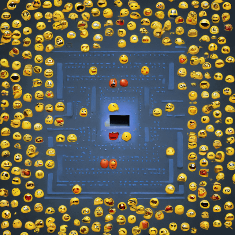 PAC man emoji