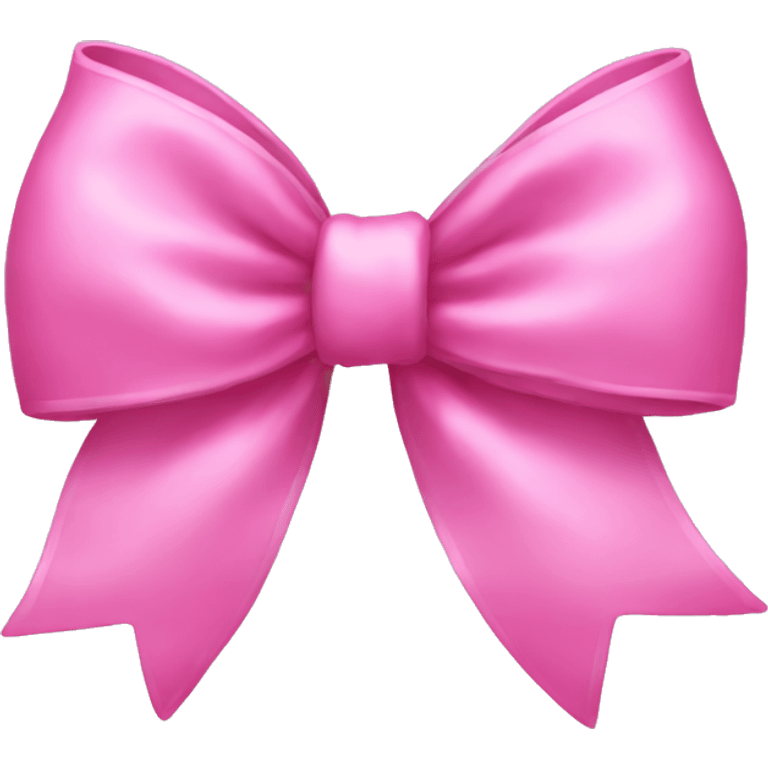 Pink bow emoji