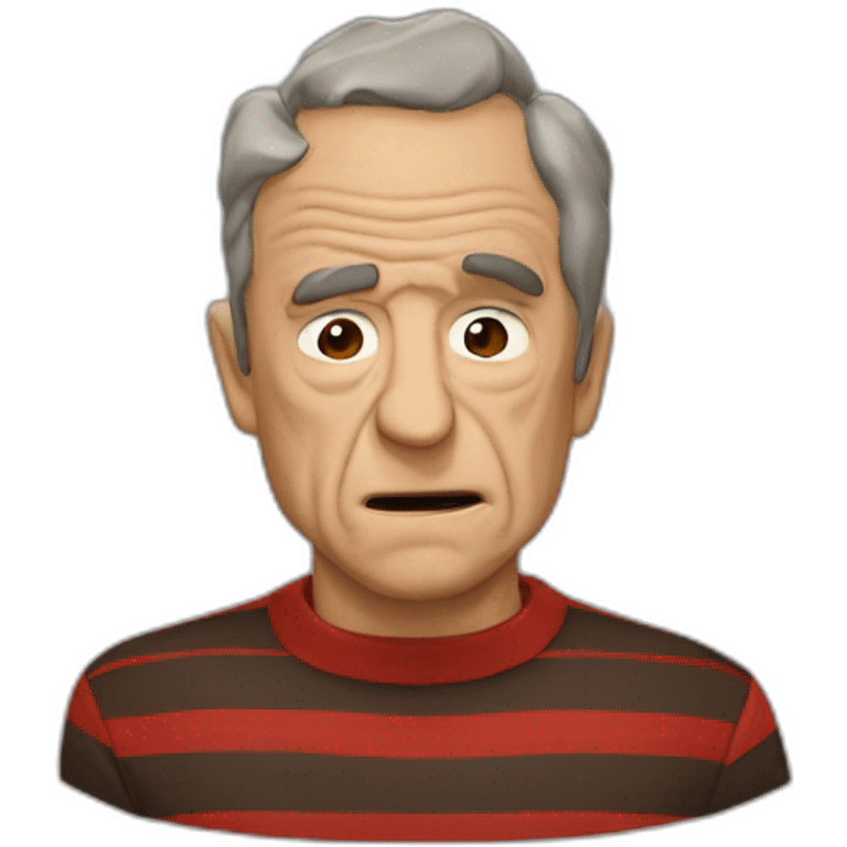 Freddie Krueger triste emoji