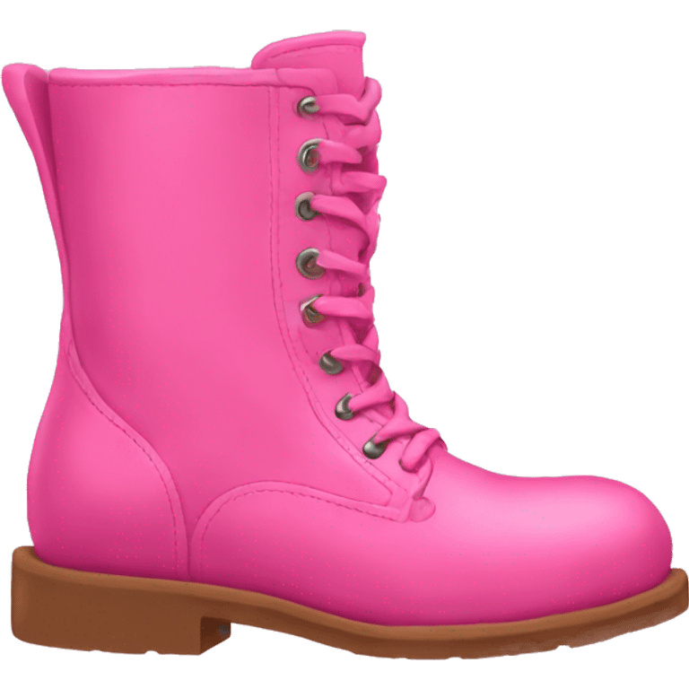 Pink boots  emoji