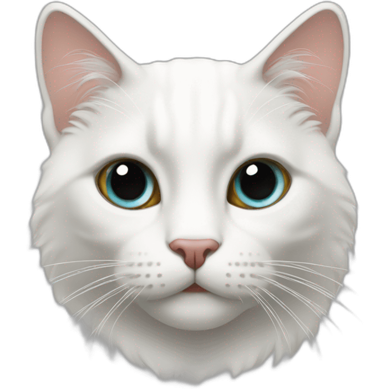 Gata blanca emoji