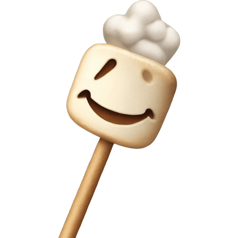 Roasted marshmallows on a stick emoji