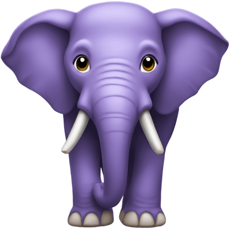 Purple elephant emoji