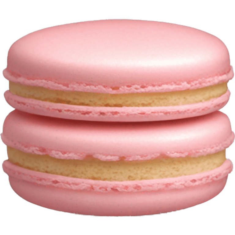 Light pink macaron emoji