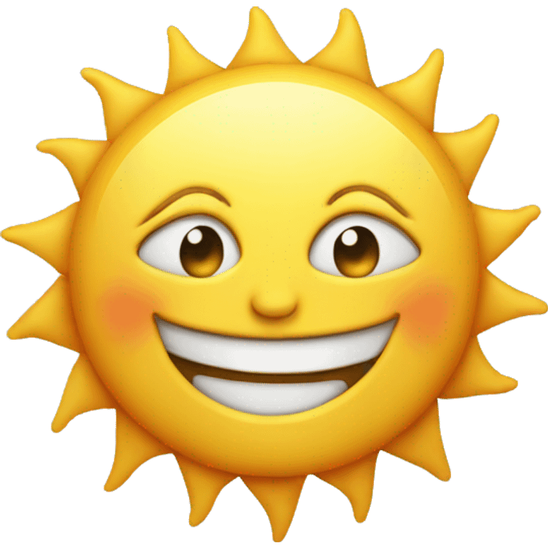 Smiling Face with Horns in a sun  emoji