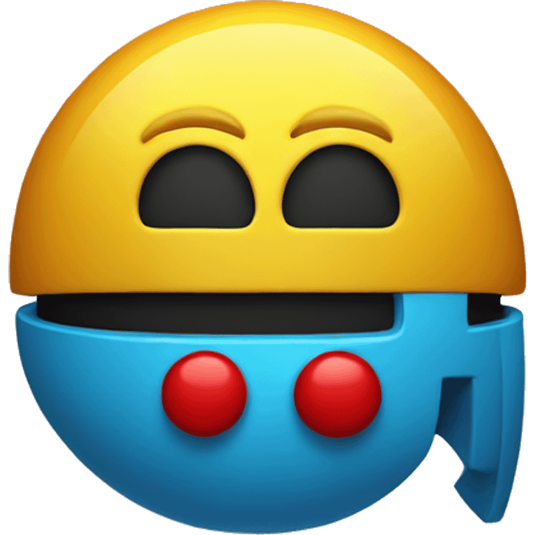 Pacman with an astronaut hat emoji