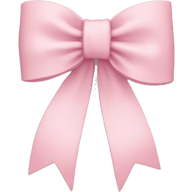 light pink bow on light pink bow emoji