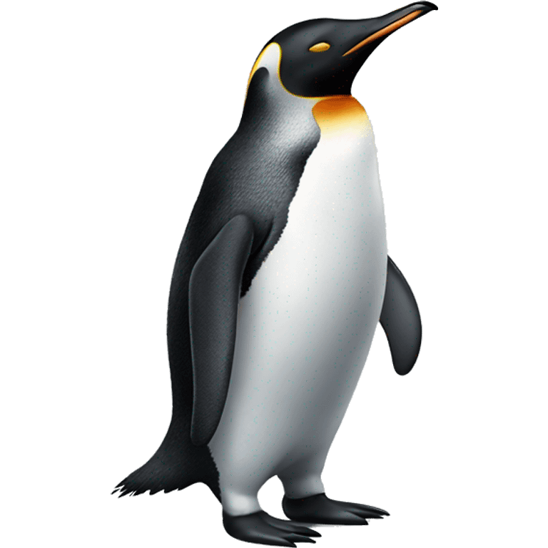 Penguin with skinny jeans emoji