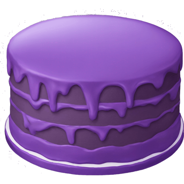 Ube cake  emoji