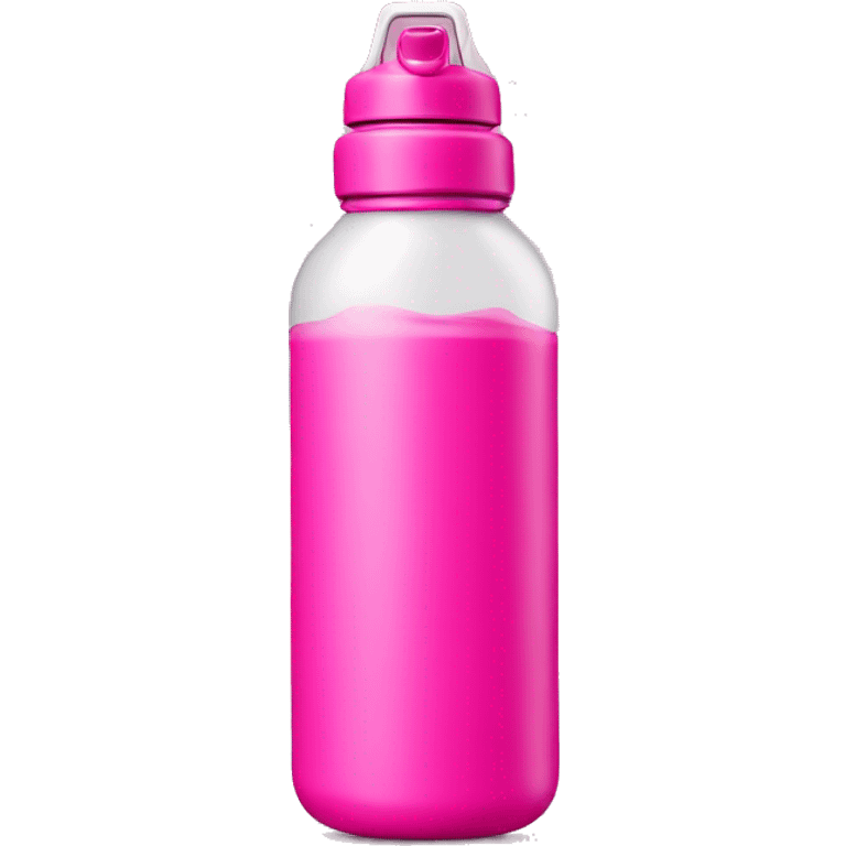 hot pink water bottle isolated emoji