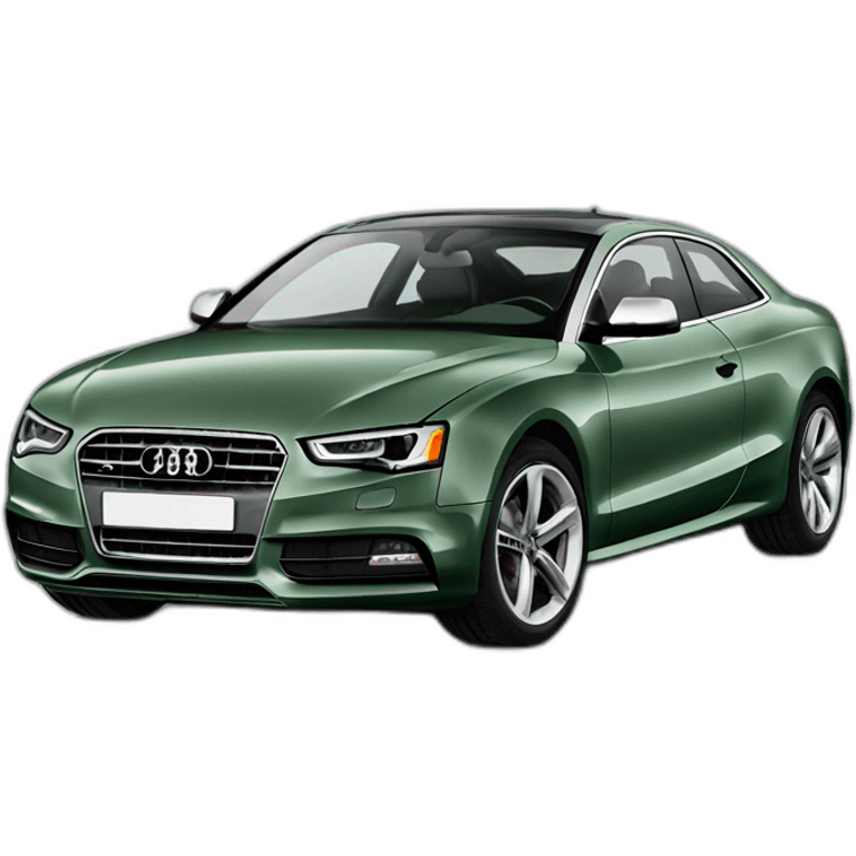 audi A5 grey green emoji