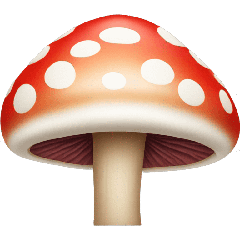 Red mushroom emoji