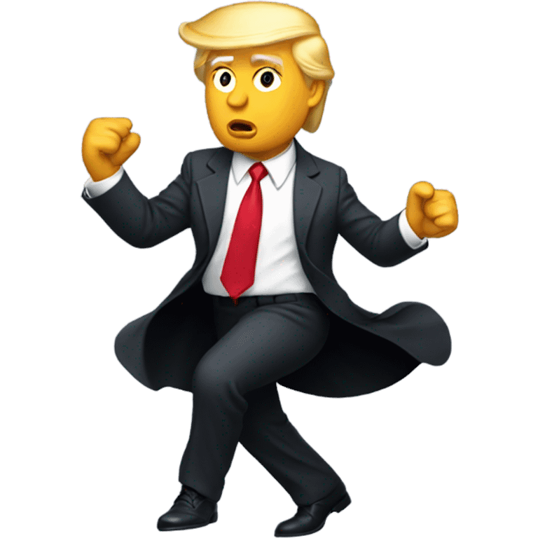 Donald trump dancing emoji