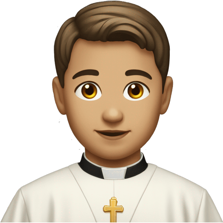 young catholic priest emoji