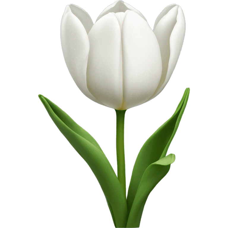 White tulips  emoji