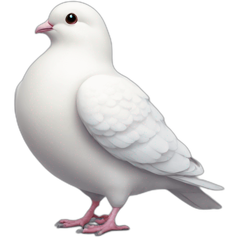 kawai-fluffy-fat-white-pigeon emoji