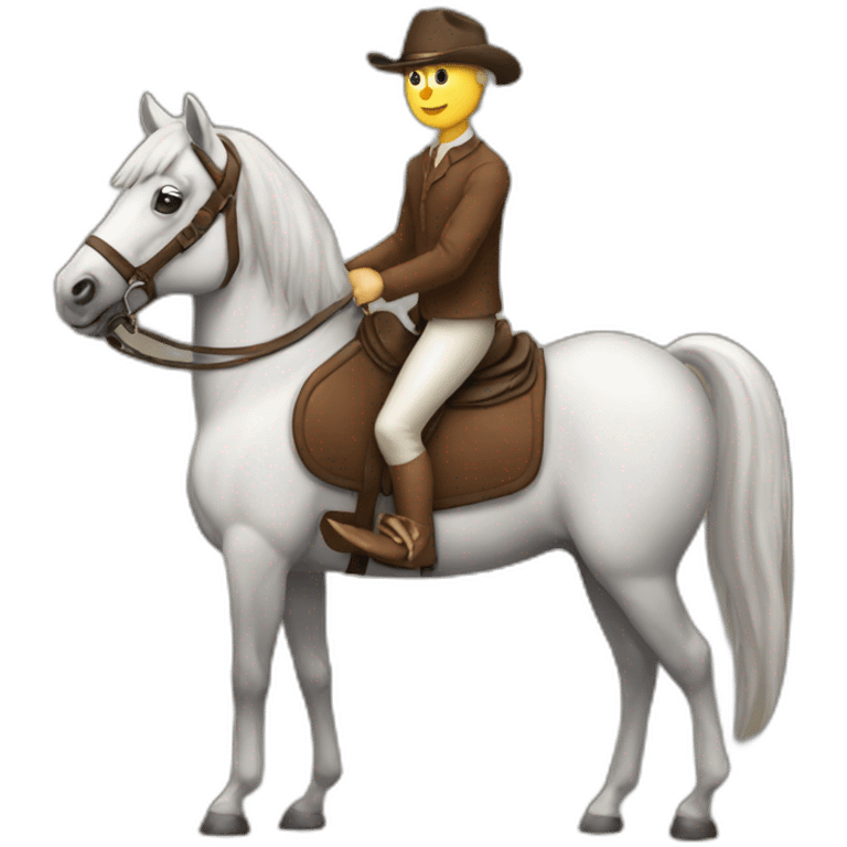 Poop ride horse emoji