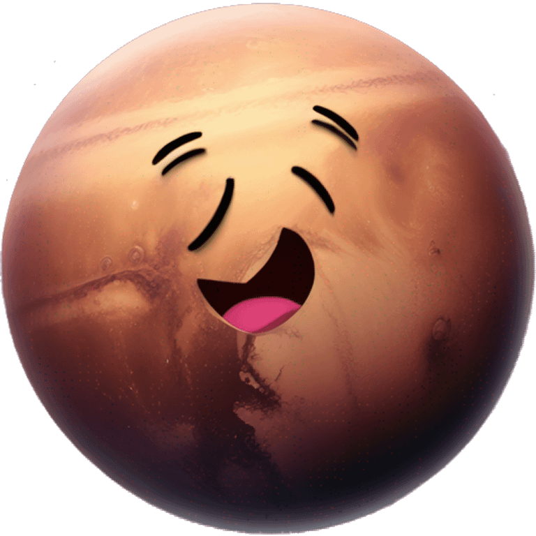 Pluto planet with heart emoji