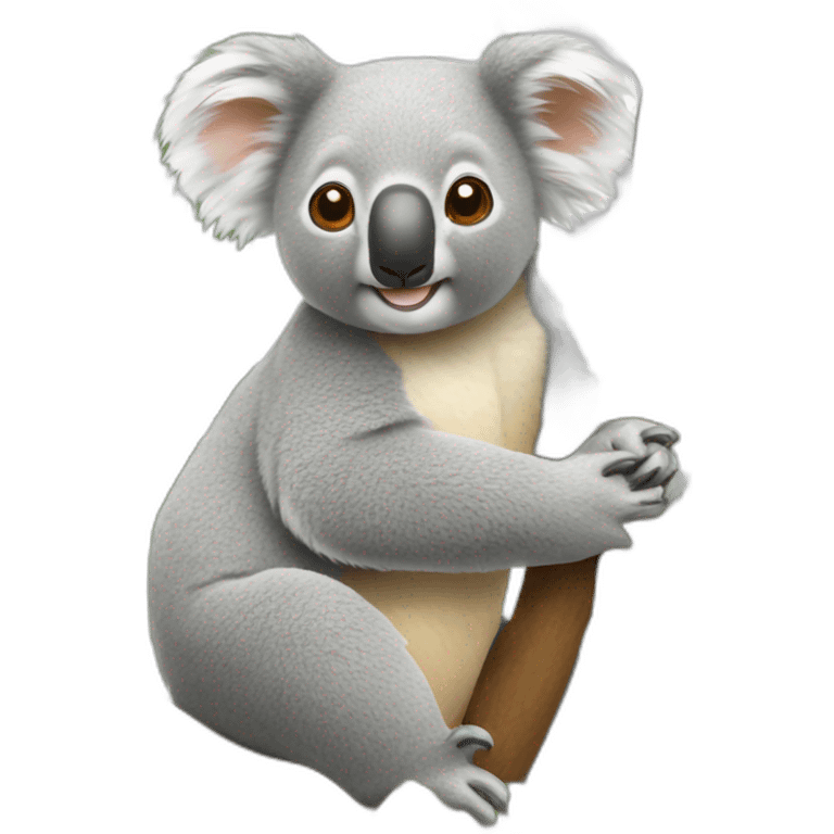 Koala orange emoji