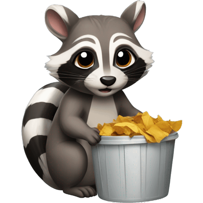 Trash panda squirrel emoji