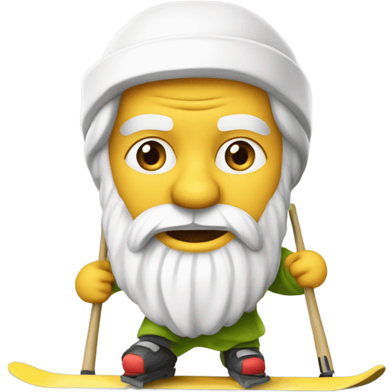 socrates skiing emoji