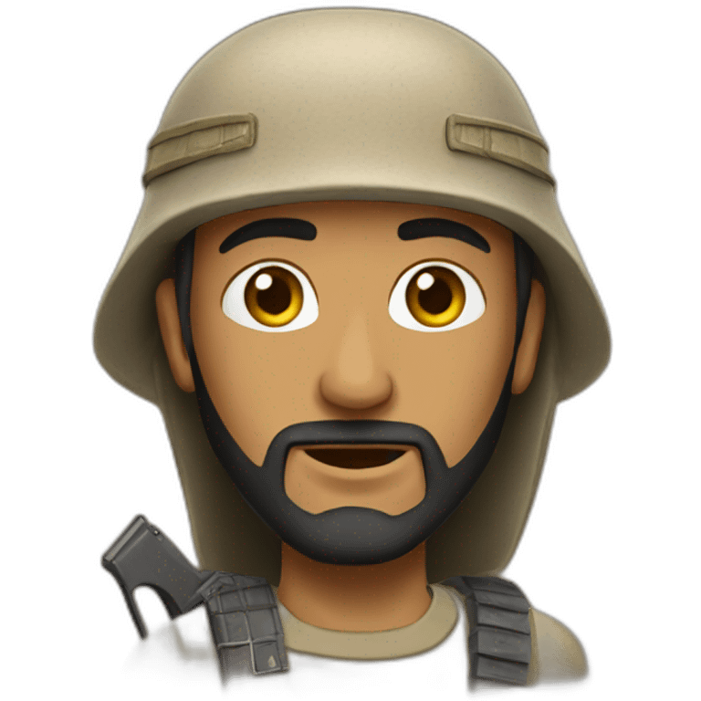 Arabic palastine soldier  emoji