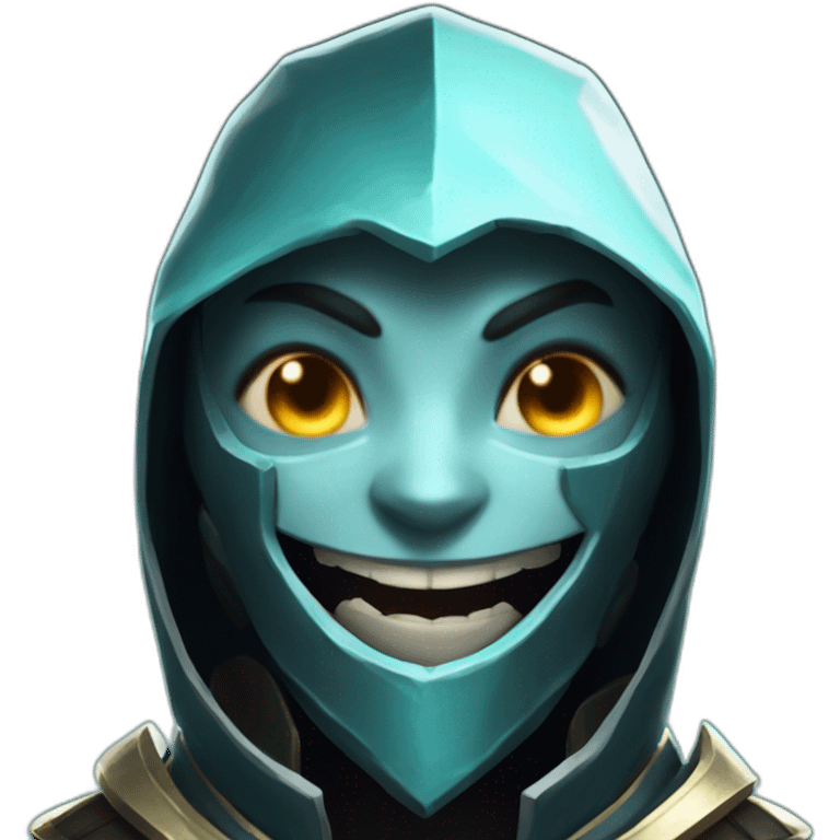 Phantom Assassin from Dota 2 smiling emoji