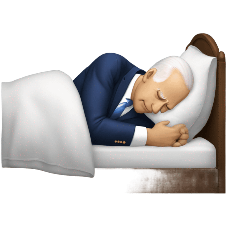 President Biden asleep emoji