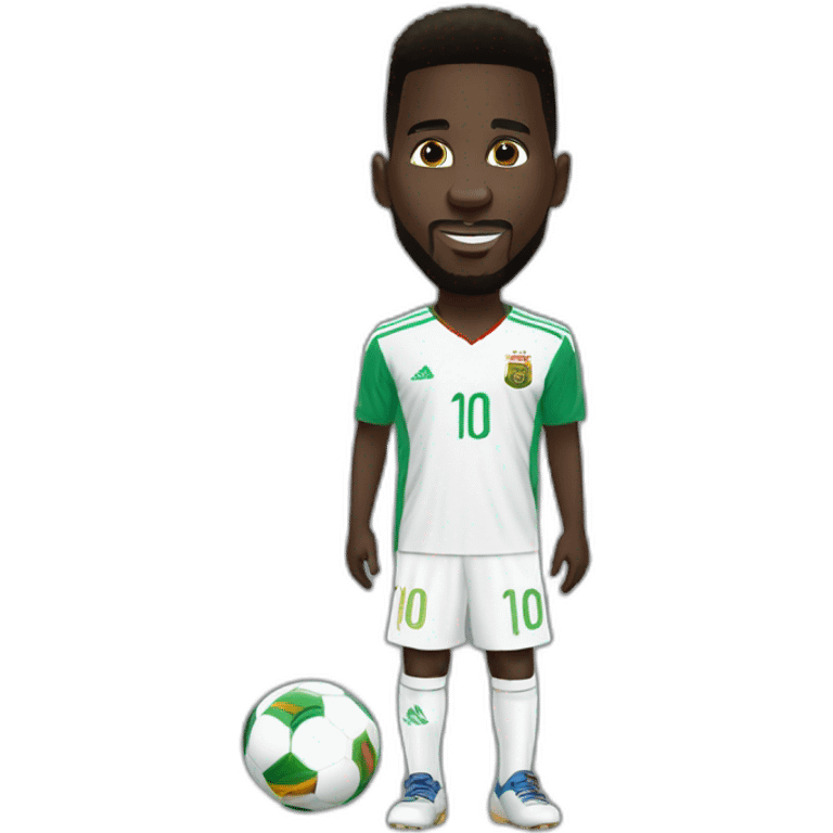 Messi au Sénégal emoji