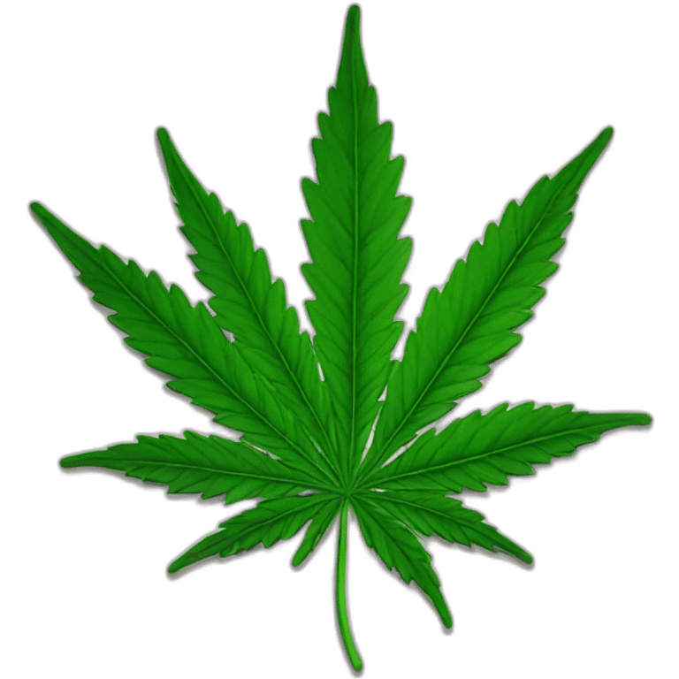 cannabis leave emoji