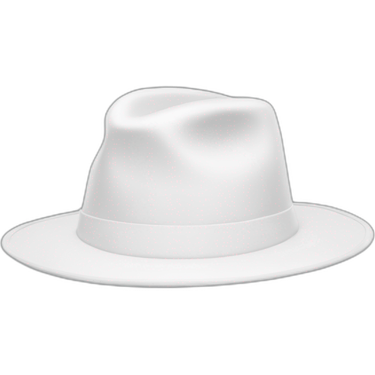 Whites hat emoji